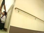 Cute Japanese Teen In School Uniform Gets Face Fucked