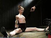 Flexible Redhead Slut Gets Pleasure From Tortures!