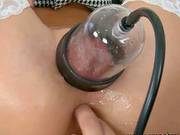 Busty Teenage Schoolgirl Gets Covered In Oil And Cum