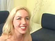 Teera The Sexy Blonde Teen Sucks Big Black Cock