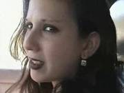 Amateur Goth Girl Fucked In A Car