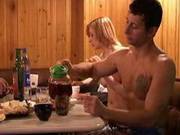 Blonde Teen Gangbang