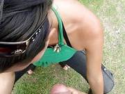 Latin Girl Sucks Cock