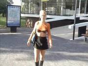 Dutch Couple Having Fun In Rotterdam