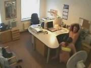 Cheating Wife Fucking Lover At The Office On Hidden Cam