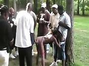 Massive Ebony Groupsex Party