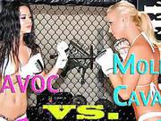 Titted Molly Vs. Naked Havoc