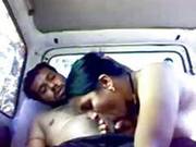 Indian Couple In Car