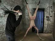 Inverted, Elbows Bound, Severely Arched Back Brutal Crotch Rope, Massive Screaming Orgasms! Epic!