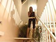 Wife In Her Roof Garden