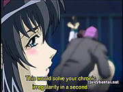 Tied Up Anime Babge Gets Masturbated
