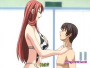 Busty Anime Cutie Have Sex In The Water