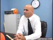 Horny Little Lola Banks Blows Her Teacher Cock In Class