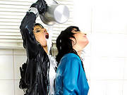 Babes Covered In Milk
