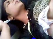 Indian Angel Drilled In Car