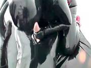 Rubber Xxx Sex Video With Latex Whore With Red Heels 