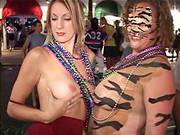 Love Bubbles Are Pinched And Arse Squeezed In Public