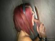 Hot Gloryhole Blowjob With A Fine Young Slut