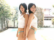 Chubby Japanese Chick Kira Nanami Poses On A Cam Showing Her Tight Butt