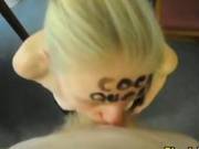 Mature Blonde Slut Sucking On A Cock Pov