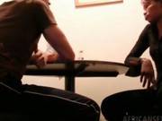 African Hoe Mouth Fucks White Dick On Knees