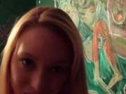 Cute Blonde Eating Fat Man Stick In Pov