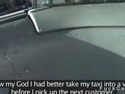 British Babe Gives Double Blowjob In Fake Taxi