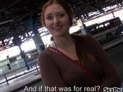Busty Amateur Redhead Czech Girl Helen Railed For Cash