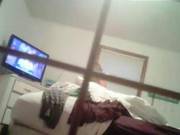 38 Years Old Nathalie Spied In Bedroom