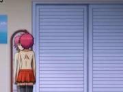 Redhead Anime Gets Nipples Rubbed