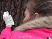 Sexy Amateur Czech Girl Screwed Up In The Woods For Money