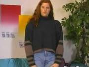 Chubby Amateur Redhead Has A Hairy Pussy