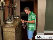 Milf Stepmom Catches Teens Fucking On Her Couch