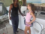 Nicole With Huge Tits And Ass Shaving Outdoor