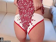 Teen Shoves Big Dildo In Her Holes