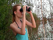 Bird Watching Teen Solo Masturbation