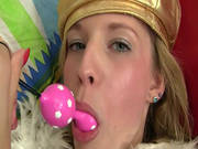 Blue Eyed Skinny Teen Dildo Sex