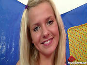 Pierced Lip Cutie And Her Pleasure Beads