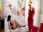 Busty Blonde Jana With Big Ass Is Having 69 Pose With Her Angel
