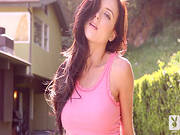 Astonishing Babe Debbie Boyde Posing At The Poolside