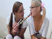 Absolutely Gorgeous Babe Is Penetrating Her Pussy With Dildo