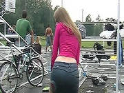 Public Undressing On The Stadium, Enjoy The Show