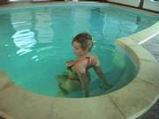 Pretty Babe Peach Gets Wet And Hot On The Pool