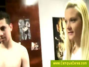 College Girl Feels Up A Frat Guy