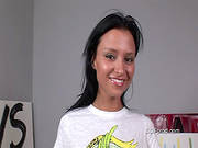 Dark Haired Teen Gets Nasty