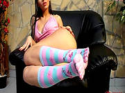 Lovely Milf Spread Up Her Cunt
