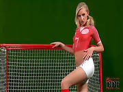 Sport Girl With Pigtails Hrisanta Shows Her Seductive Body
