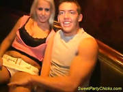 Sweet Party Blonde Gets Fucked Sucking A Big Cock Hard