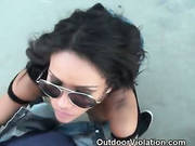 Wild Brunette Outdoors
