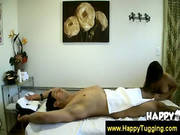 Naughty Masseuse Grabs A Guys Dick